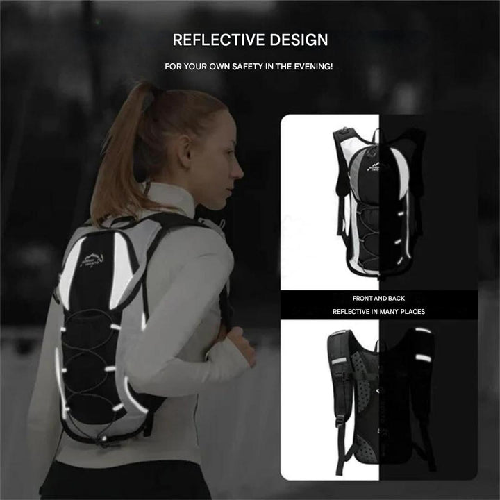 HydroTrail Ryggsekk med Innebygd Vandresystem – Lettvekts & Vanntett | Luvikno