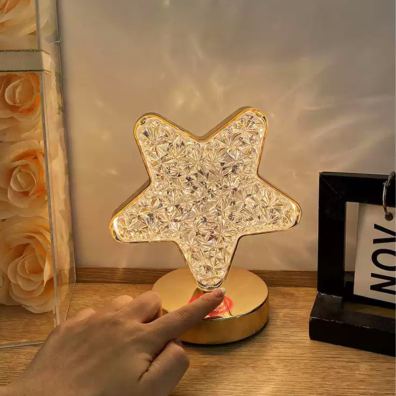 Star Moon Metal Table Lamp | Luvikno