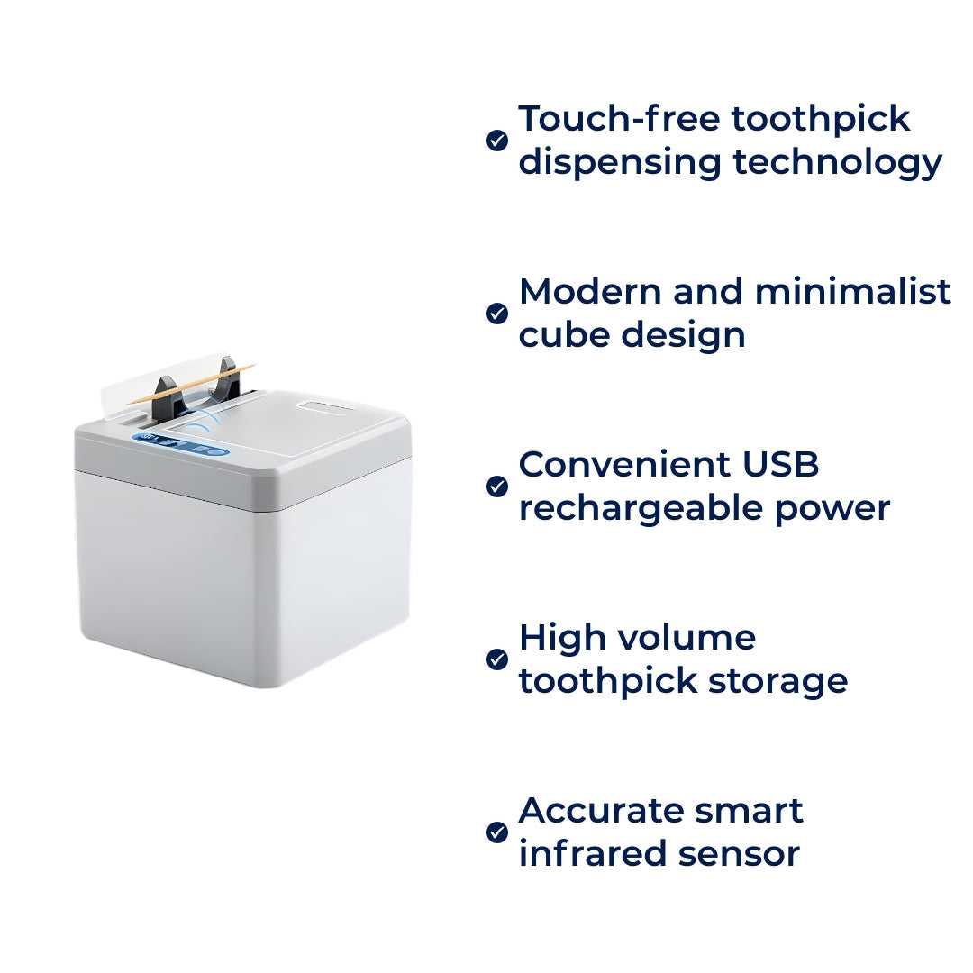 Berøringsfri infrarød sensor – USB-ladbar – Forbedrer hygiene – Ryddig og barnevennlig bruk Luvikno