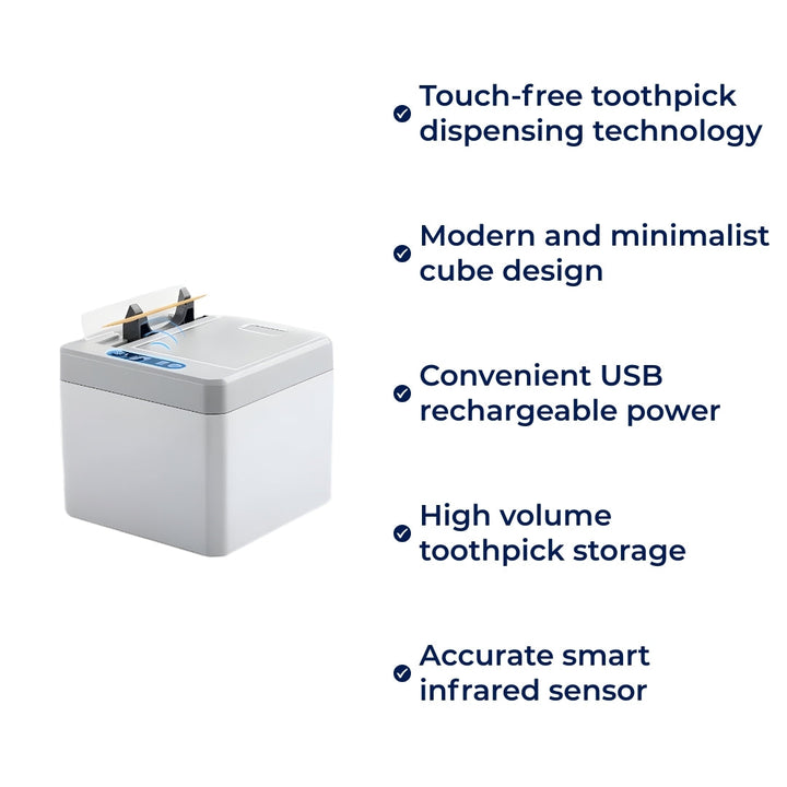 Berøringsfri infrarød sensor – USB-ladbar – Forbedrer hygiene – Ryddig og barnevennlig bruk Luvikno