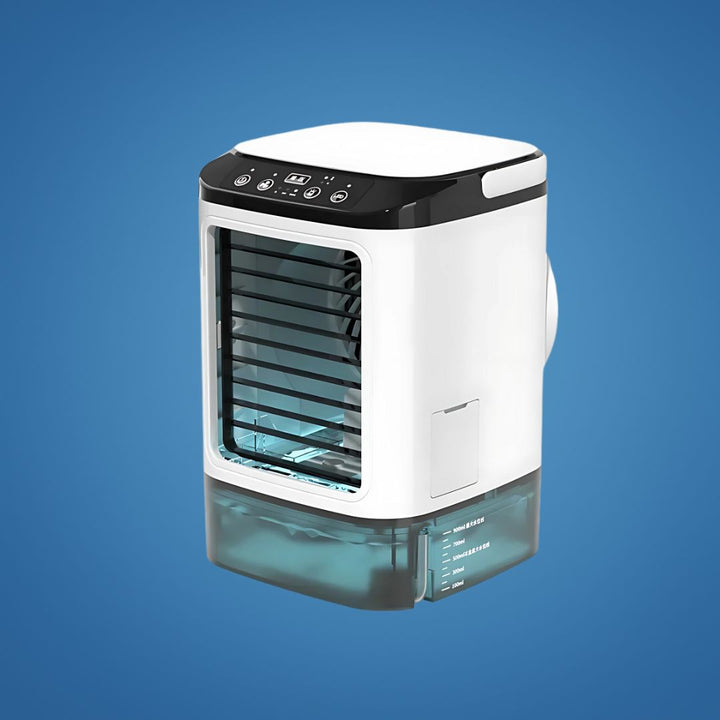 Stille 12W Kjølevifte – 900ml Tank – Energisparende – Bruk på Soverommet Skrivebord – Rask Kjøling – Søvnkomfort Luvikno