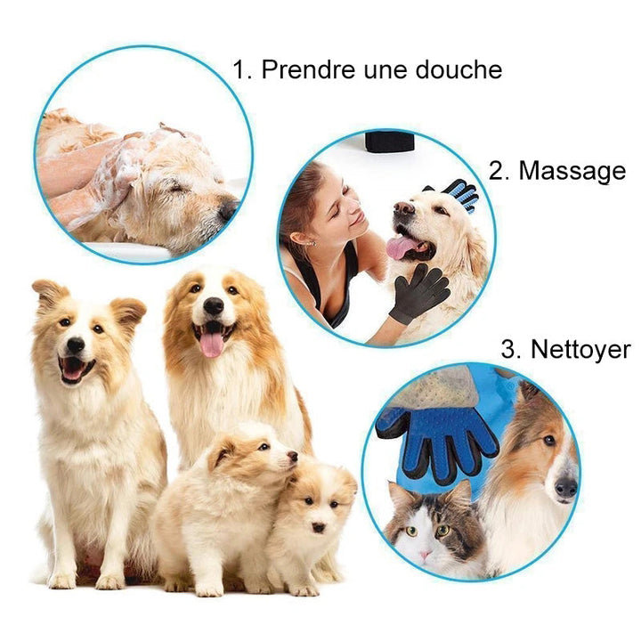 Pet Cleaning Gloves | Luvikno