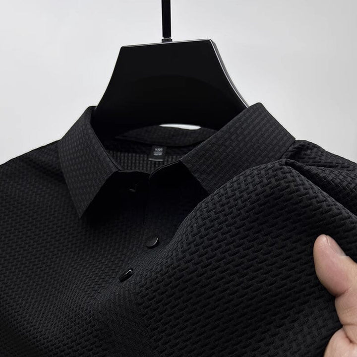 Mesh Ice Silk Korte Ermel T-skjorte | Luvikno