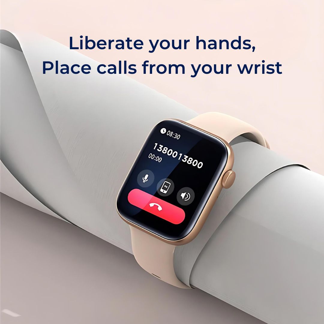 FitTrack Pro Advanced Smartwatch - Tilpassbare funksjoner | Helse- og treningsovervåking Luvikno