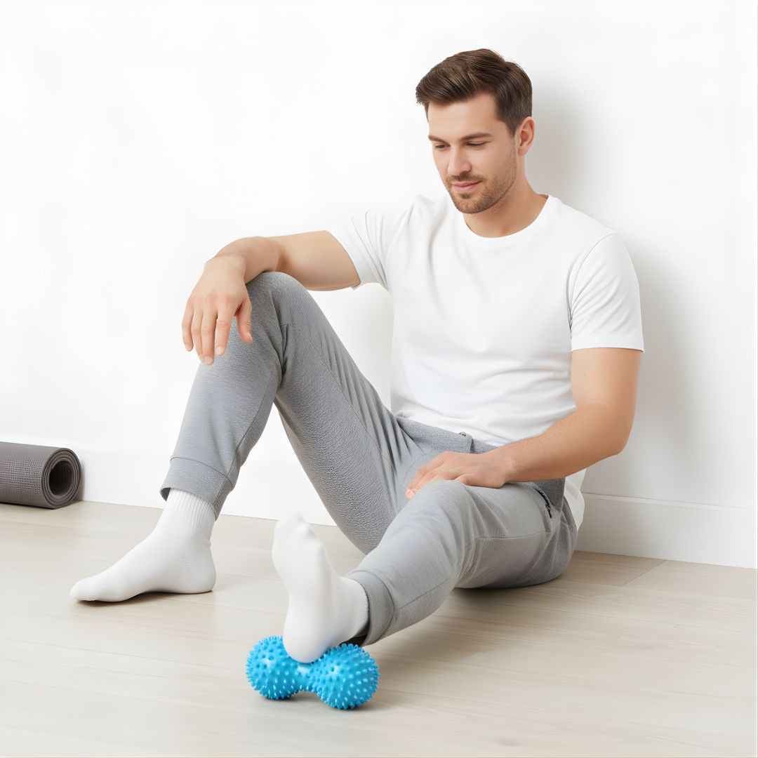 Dypvevsmuskel-lindring – Fast piggete dual-ball design – Raskere restitusjon for aktiv livsstil Luvikno