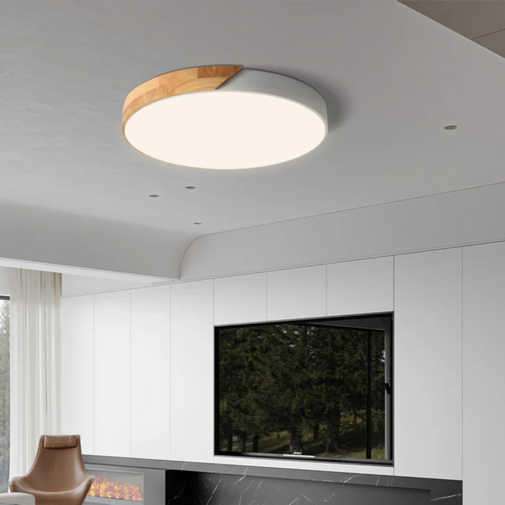 Luvikno | Delos – Skandinavisk Tre LED Taklampe | Moderne Energi-Effektiv Innendørs Belysning