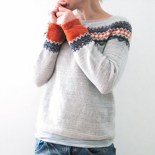 Luvik | Mukava veneen kaula-aukko pusero