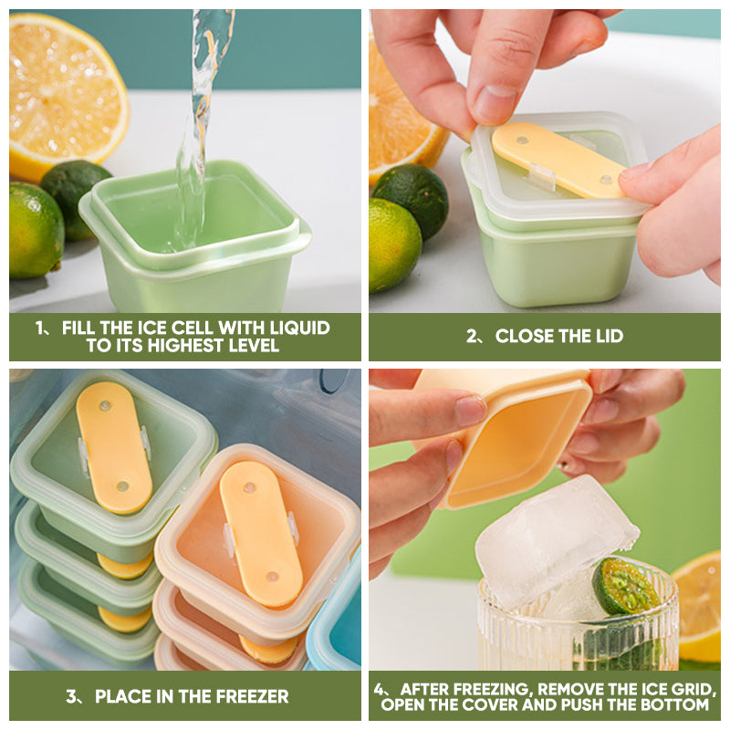 Single Ice Tray Mold 3 PCS | Luvikno