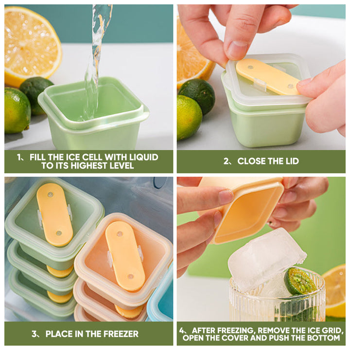 Single Ice Tray Mold 3 PCS | Luvikno