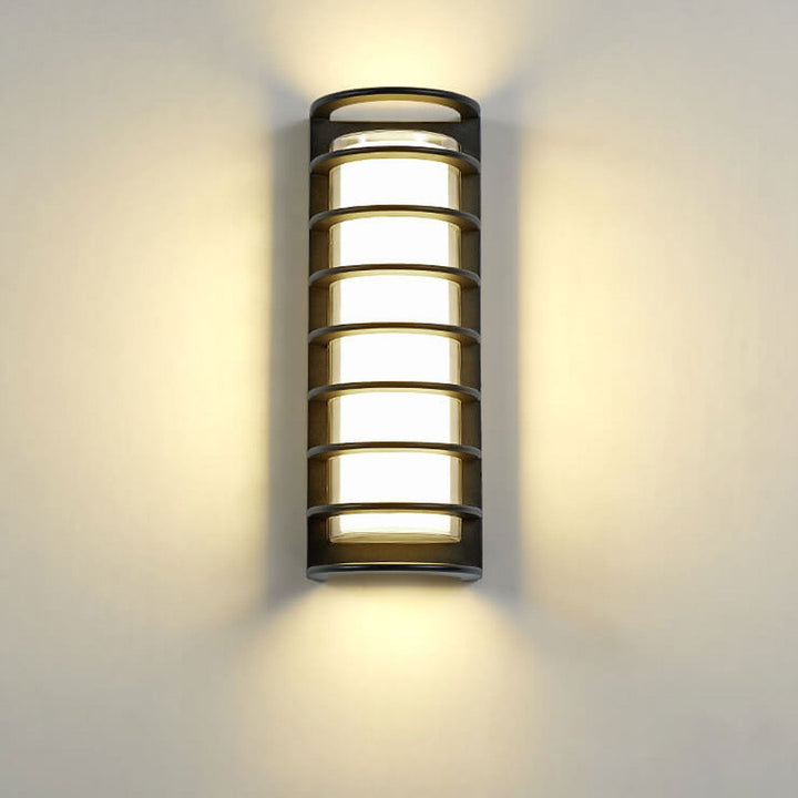 Modern utendørs søyle vanntett LED hagevegglampe | Luvikno