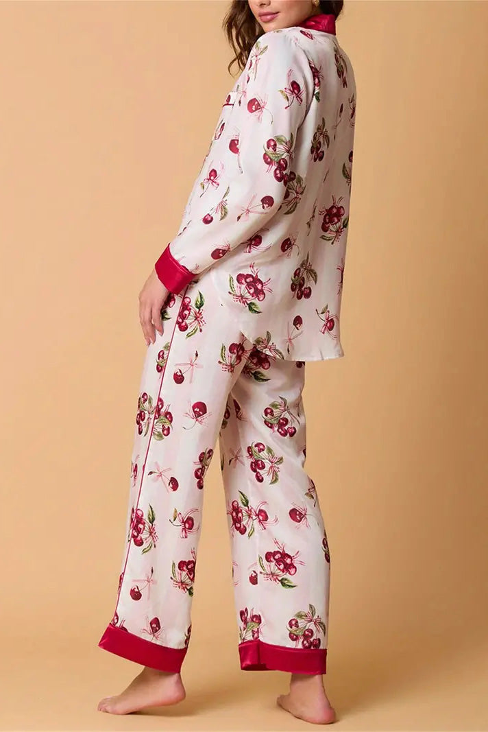 Luvik | Joulufestivaalinen raidallinen pyjama-setti