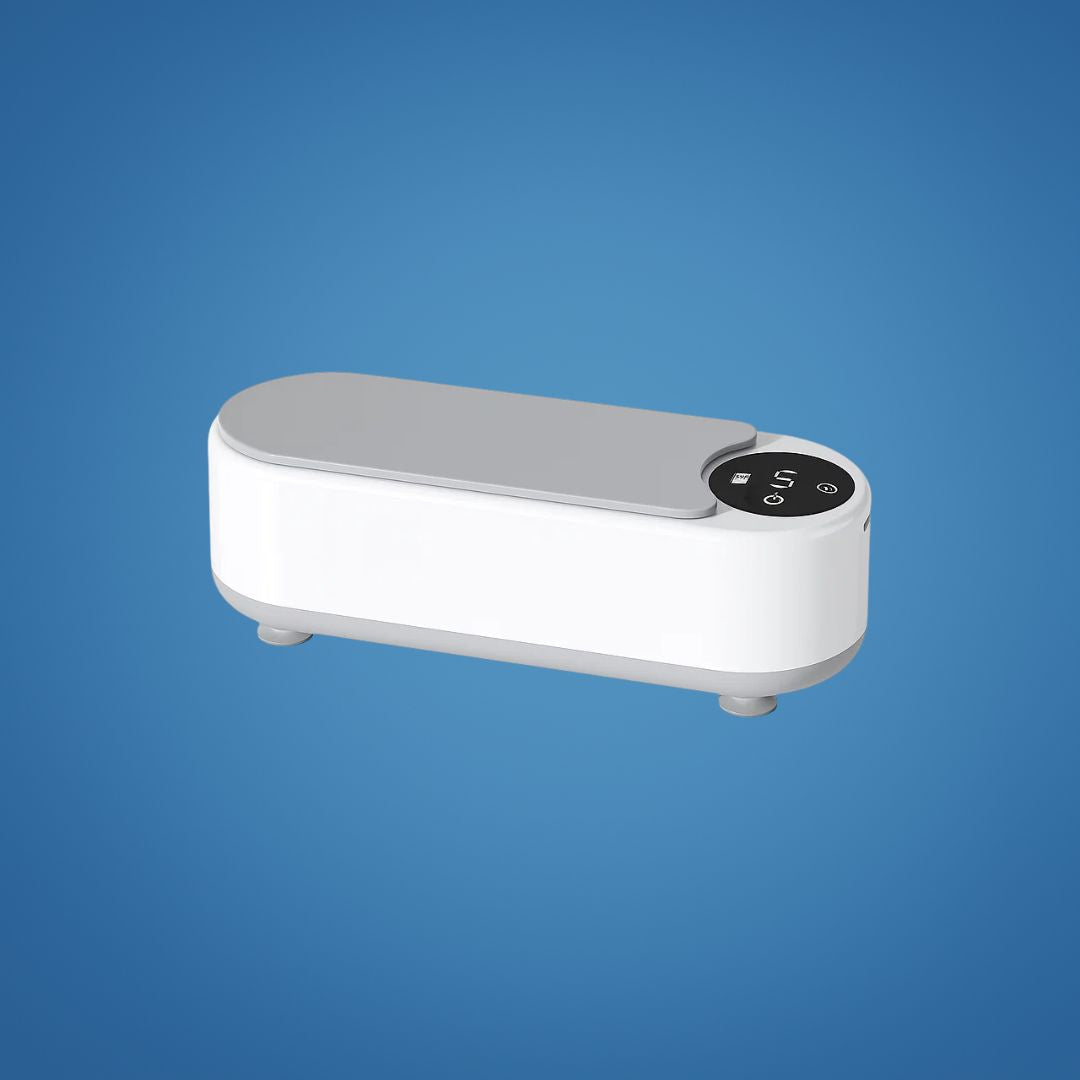 USB-oppladbar – 450 ML tank – Dyp rengjøring fjerner smuss trygt – For briller, smykker, proteser hjemme Luvikno