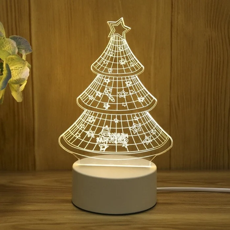 3D Nattlys Usb Luvikno