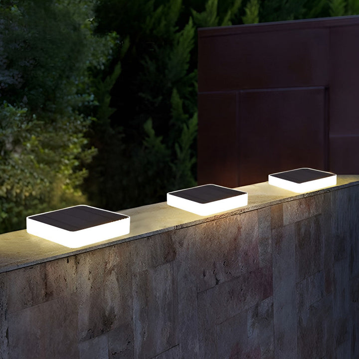 Hagebelysning Solcelledrevet LED Bakkeplater Luvikno