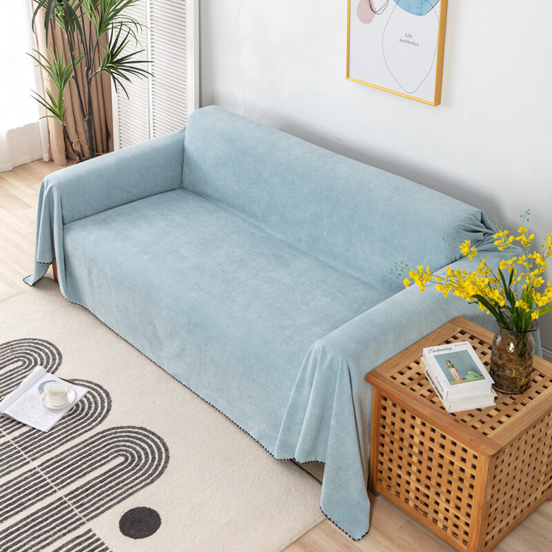 Premium vanntette sofa kastet dekke med jacquard kant | Luvikno