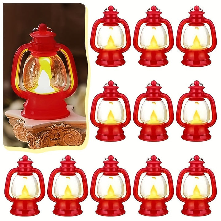 Retro LED Mini Lanterns – Atmosfærisk Belysning for Fester Luvikno