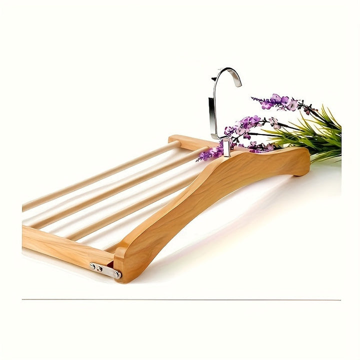 Wood Pants Hanger Multi-Layer 2 Piece Set | Luvikno