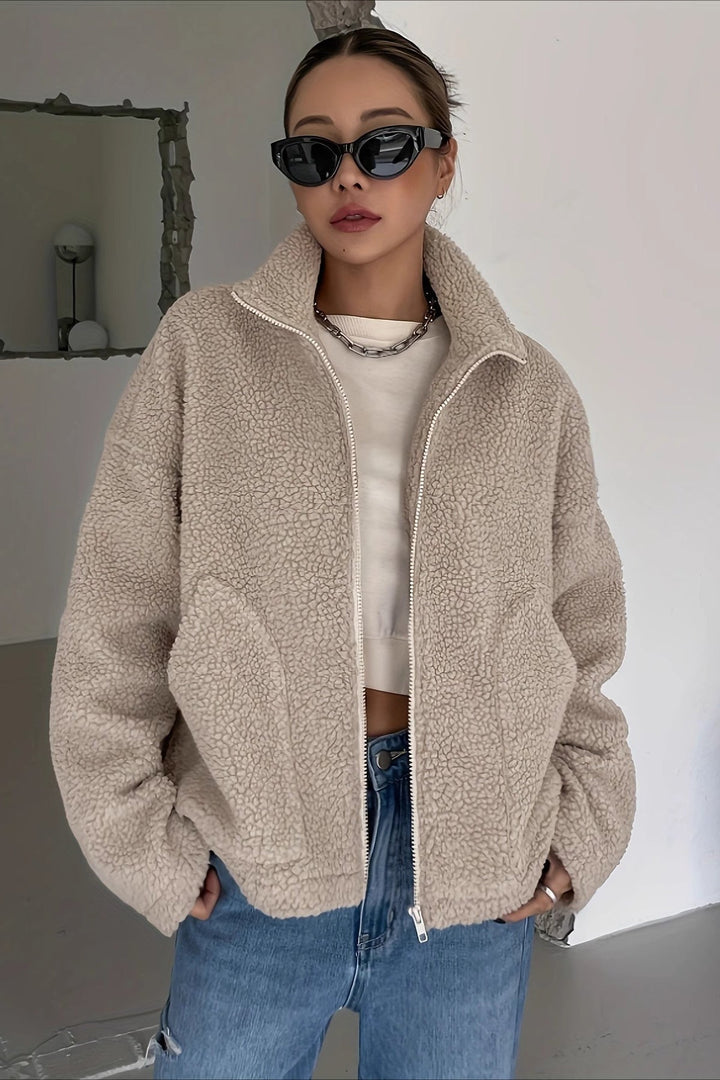 Luvik | Høy kragejakke i fleece