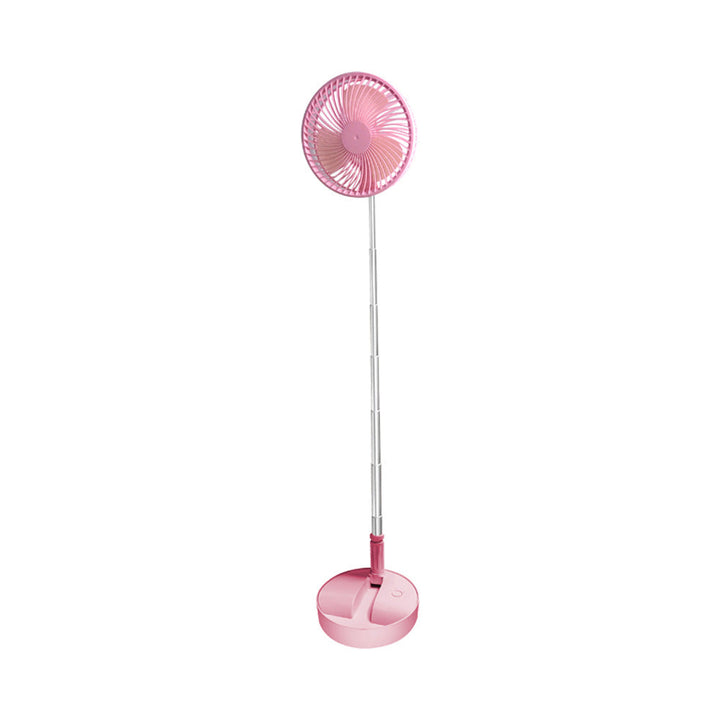 Oppladbar, sammenleggbar USB-teleskopvifte – stille, 180° justerbar, 4 hastighetsnivåer, bærbar ✨ | Luvikno