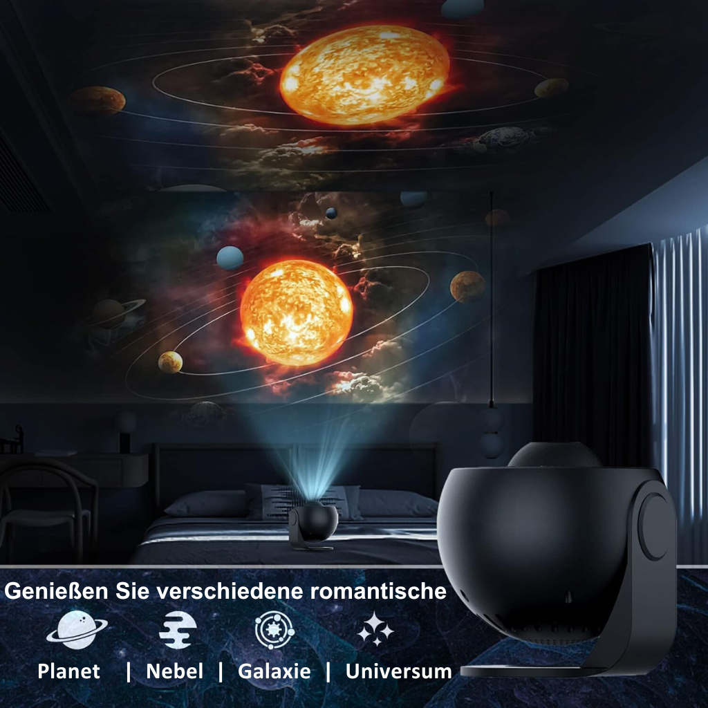 GalaxyNova Projektor – HD Stjernehimmel med Timer Luvikno