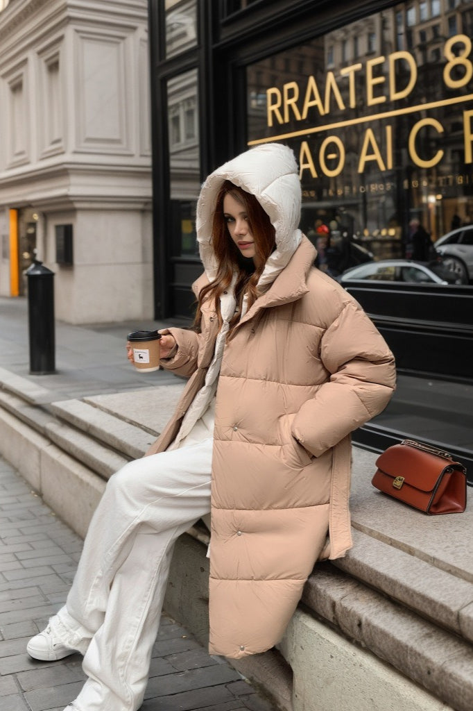 Luvik | Mid-lengde hettejakke puffer-jakke