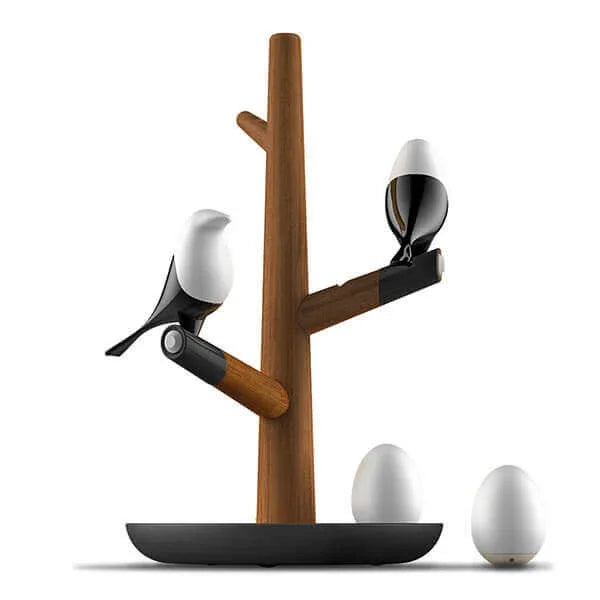 Luvikno | BrightOak Elegance - Smart trelampe med bevegelsessensor
