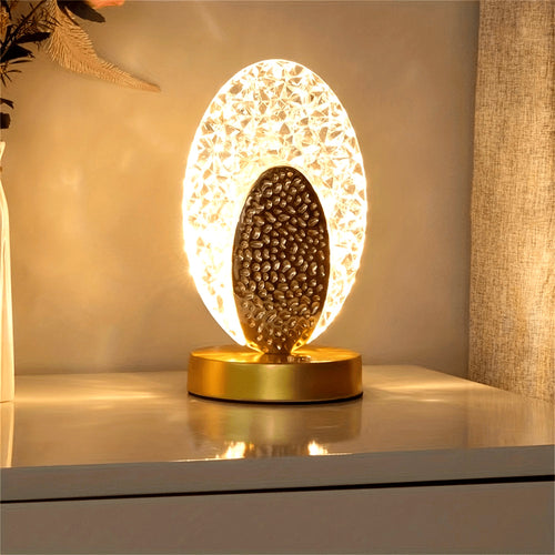FeatherLamp - USB berøringsbordlampe med unikt fjærdesign Luvikno