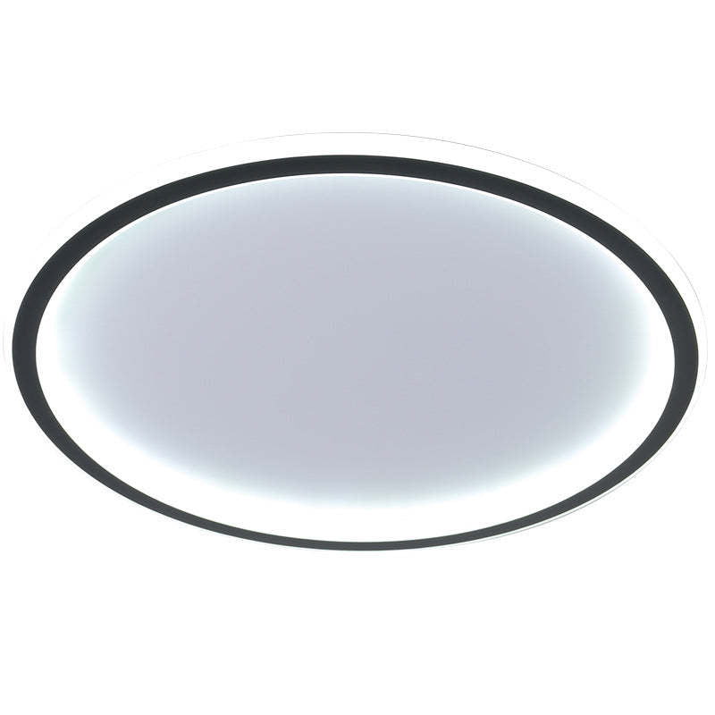 LunaNova - Moderne LED Taklampe Metall/Akryl for Stue og Soverom, Svart/Hvit Design | Luvikno