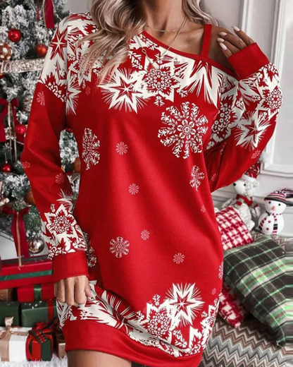 Luvik | Vinosa Olkapää Joulumekko