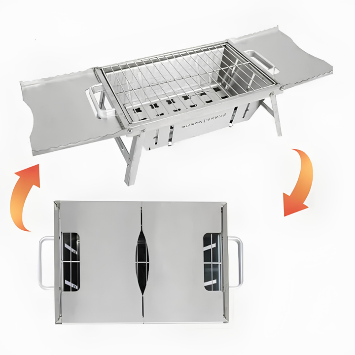 Bærbar kompakt grill for reise | Luvikno
