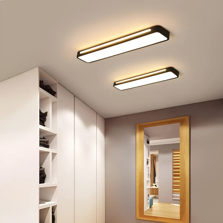 Rektangulær Taklampe – Klare Linjer & Moderne Design | Perfekt for Stue og Spisekrok | Luvikno