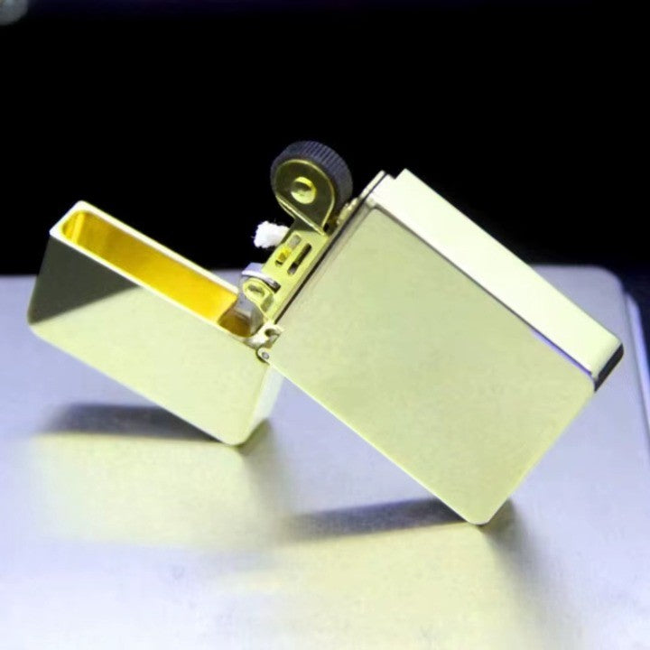 Klassisk Vintage Messing Vindproof Zippo | Luvikno