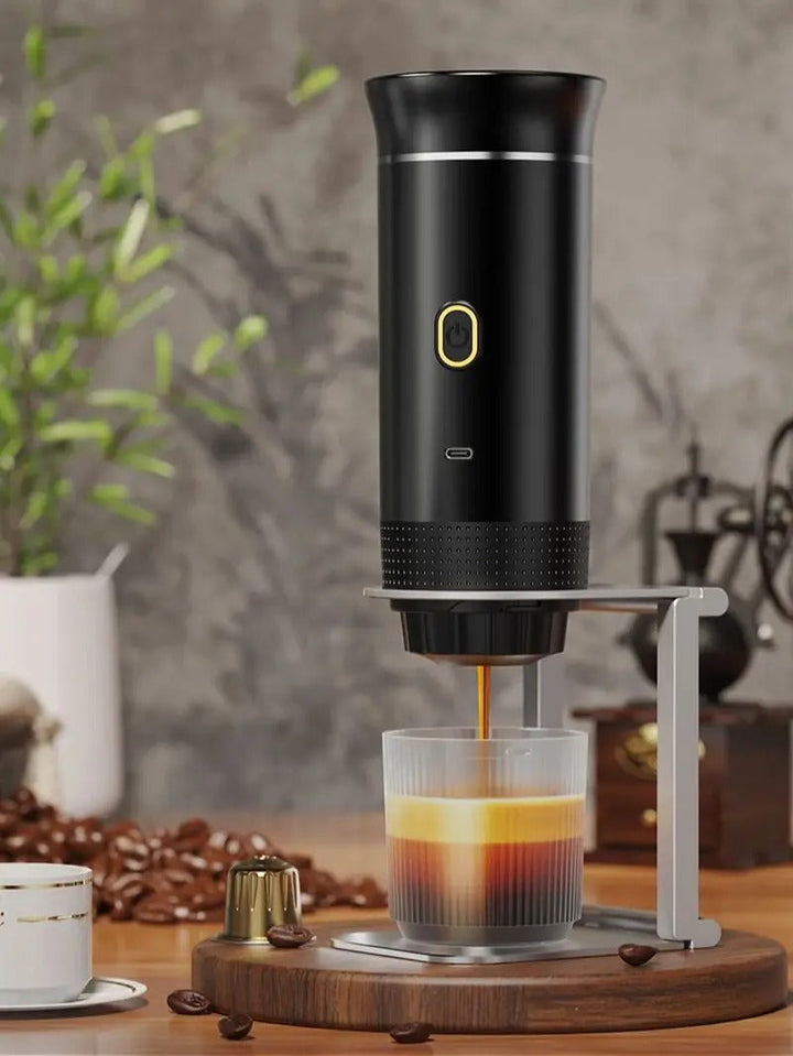 Bærbar kaffemaskin | Brygg hvor som helst og når som helst | Luvikno