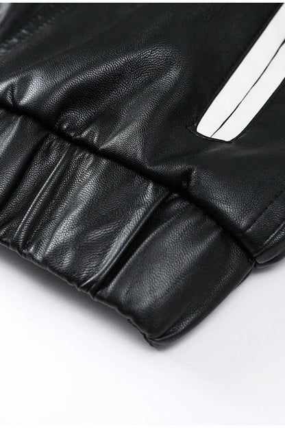 Luvik | Koriste Tekonahkainen Biker-takki