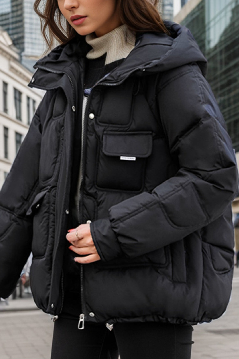 Luvik | Isolert Cargo Puffer-jakke