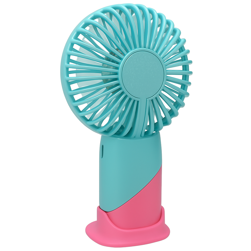 ColorTwist™ Mini Vifte – 3-hastigheter Oppladbar Håndholdt Vifte | Luvikno