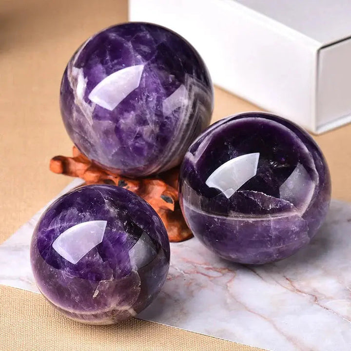 MagiSphere Amethyst Sphere — Gir rommet ditt ren eleganse og synlige følelser | Luvikno