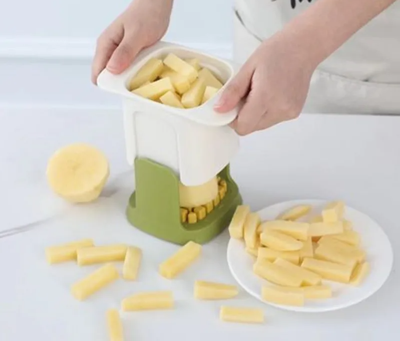 ChopMaster – Multifunksjons grønnsakskutter & pommes frites kutter med håndtrykksmekanisme | Luvikno
