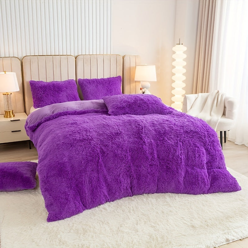 Luvikno | Ultra Soft Plush Duvet Cover Set with Zipper - Luksus & Komfort