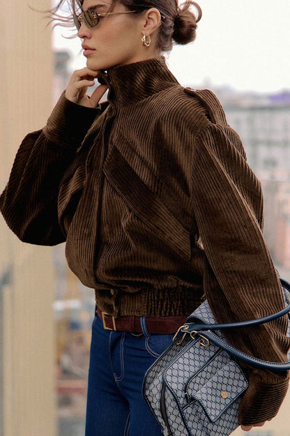 Luvik | Cord jacket Biker