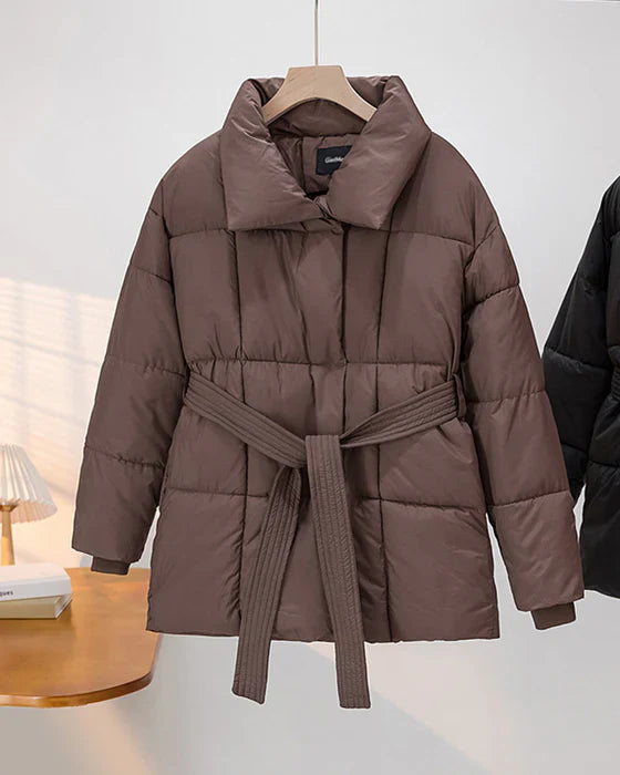 Luvik | Yksivärinen vuorattu takki