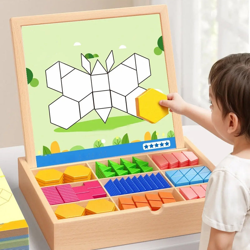 PlayMagix – Fremme kreativitet og kognitive ferdigheter med magnetiske trebyggesteiner Luvikno