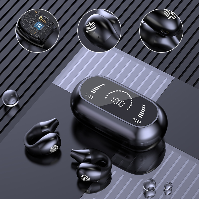 Luvikno | Trådløs Øreklips Bluetooth Headset