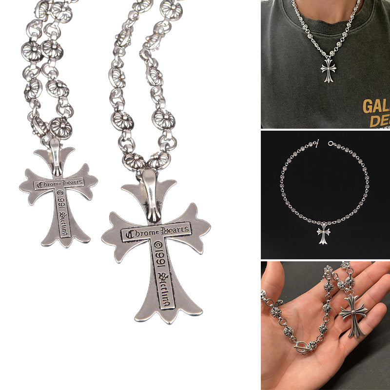 Luvikno | Gothic Cross Pendant Necklace