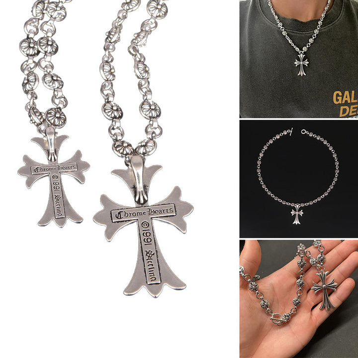 Luvikno | Gothic Cross Pendant Necklace