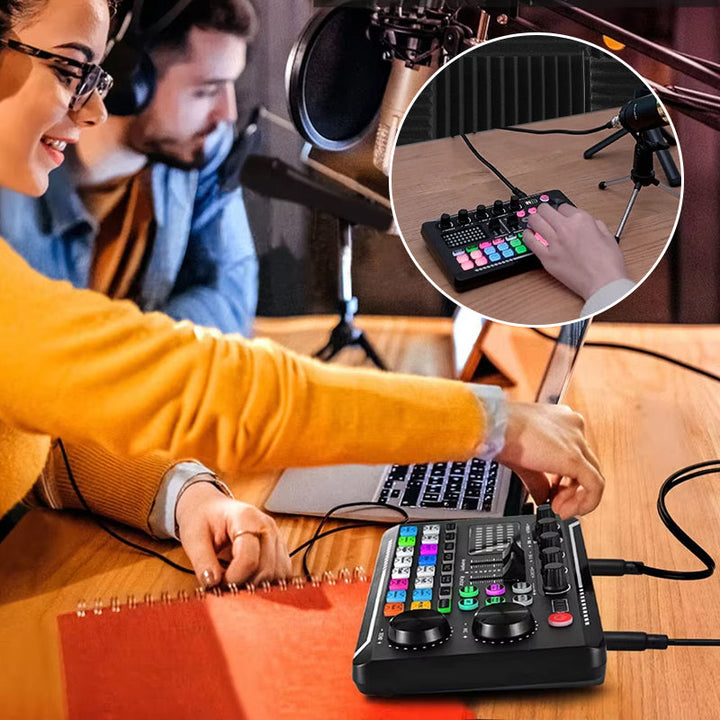 Live lydkort med DJ mikser effekter og stemmeskifter | Luvikno