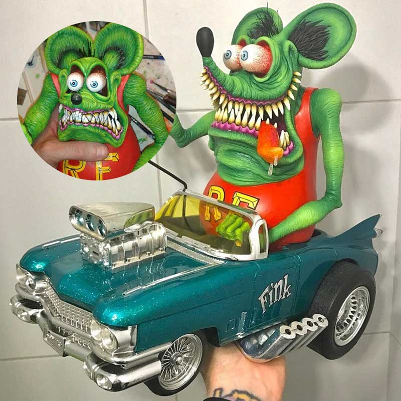 Sinne Stor Mun Monster Statuer | Luvikno