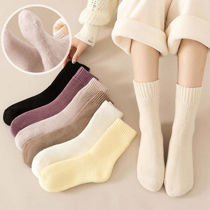 Luvikno | Cozy Unisex Vinter Termiske Sokker laget av Fløyel