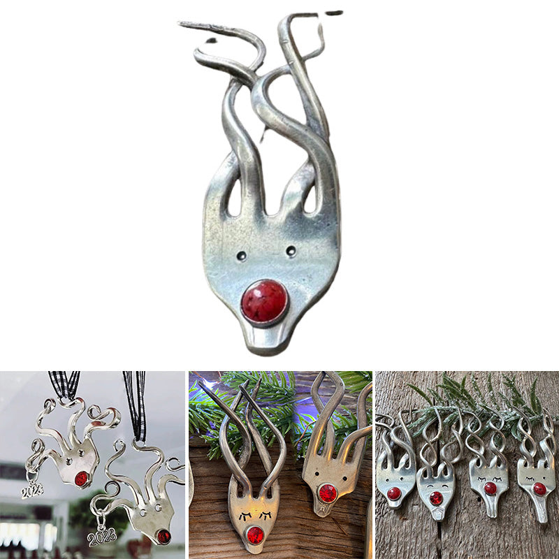 Morsom Gaffel Reinsdyr Ornament | Luvikno