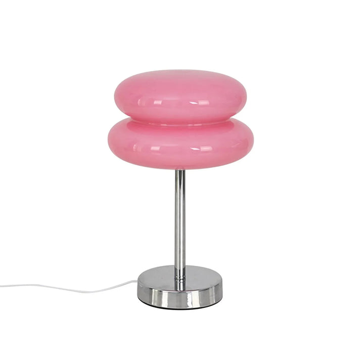 Bordlampe Retro Glasskjerm Luvikno